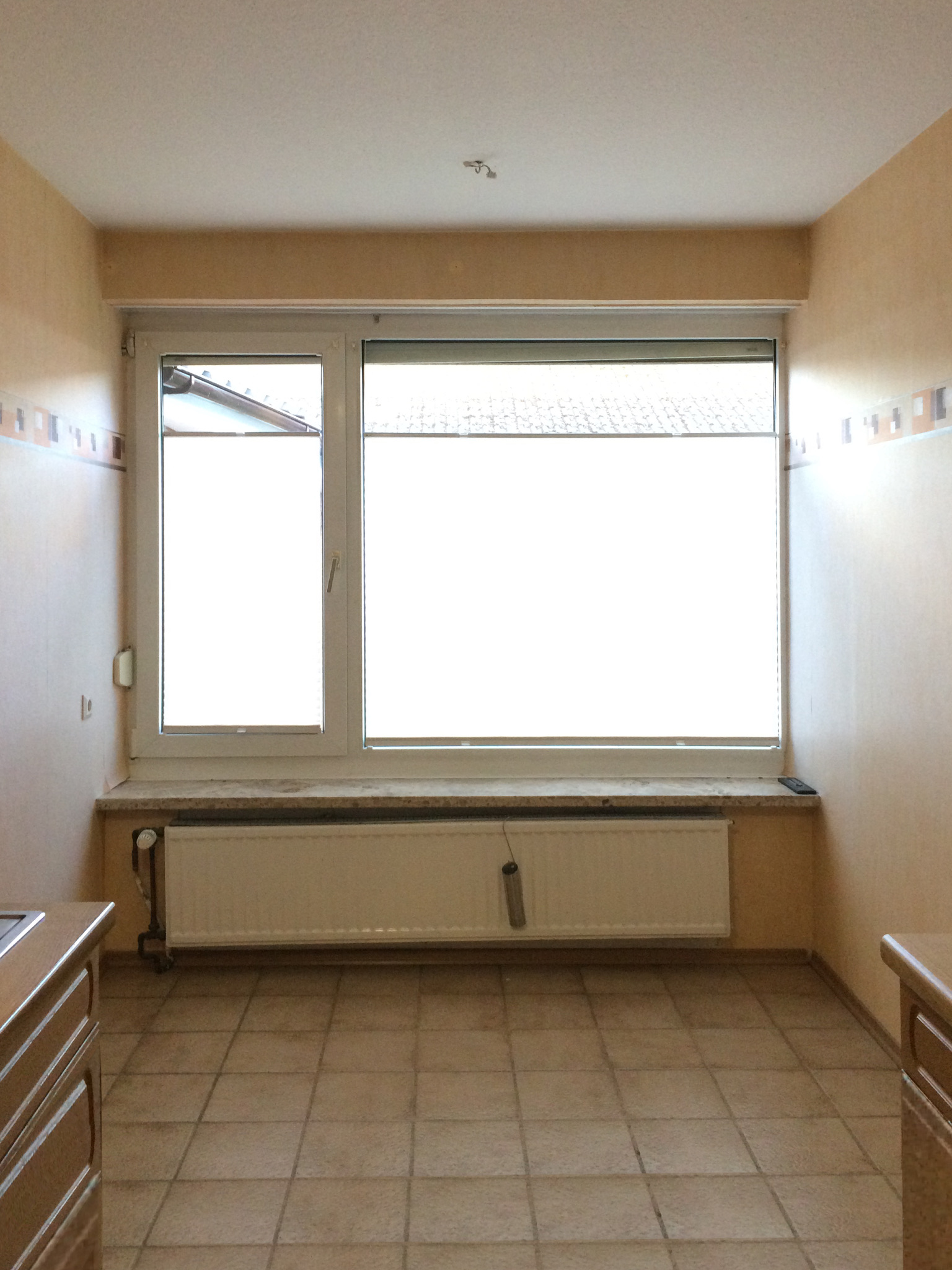 Küchenfenster vor dem Umbau
